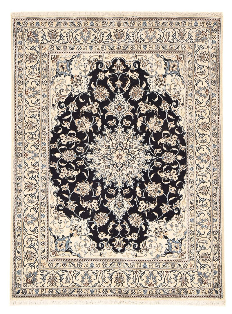 Perserteppich - Nain - 199 x 145 cm - dunkelblau