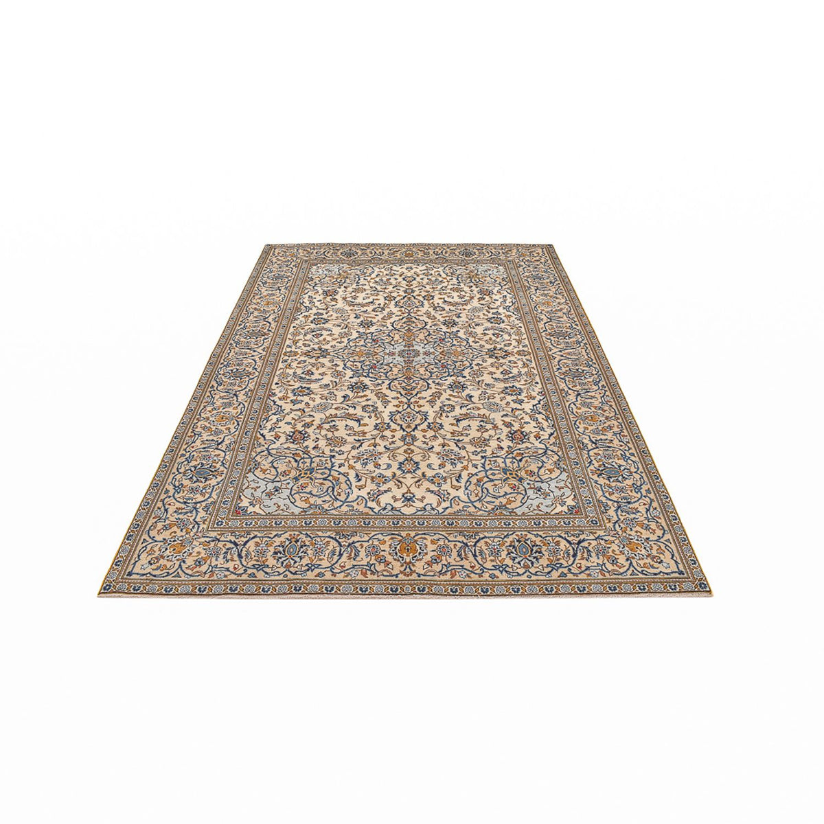 Perserteppich - Keshan - 287 x 192 cm - dunkelbeige