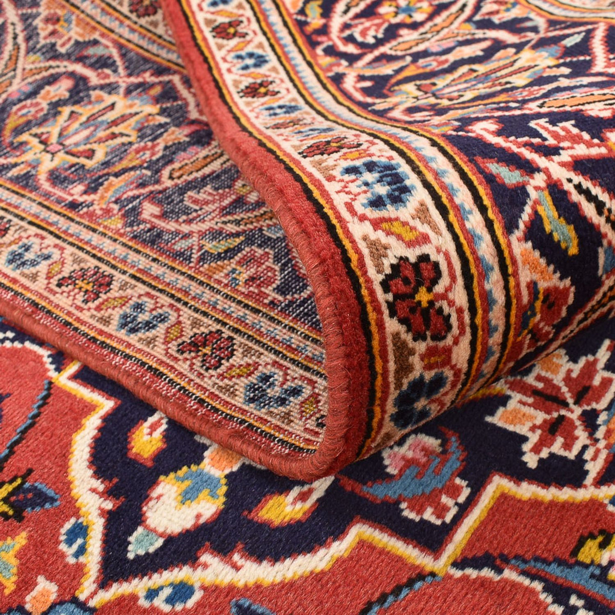 Perserteppich - Keshan - 260 x 147 cm - hellrot