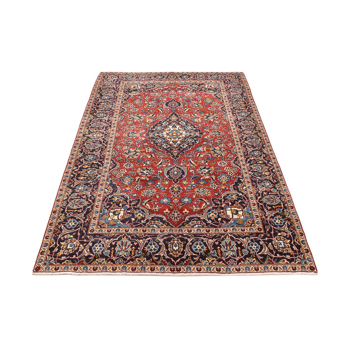 Perserteppich - Keshan - 242 x 145 cm - rot