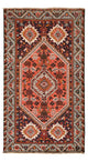 Perserteppich - Nomadic - 205 x 118 cm - dunkelrot