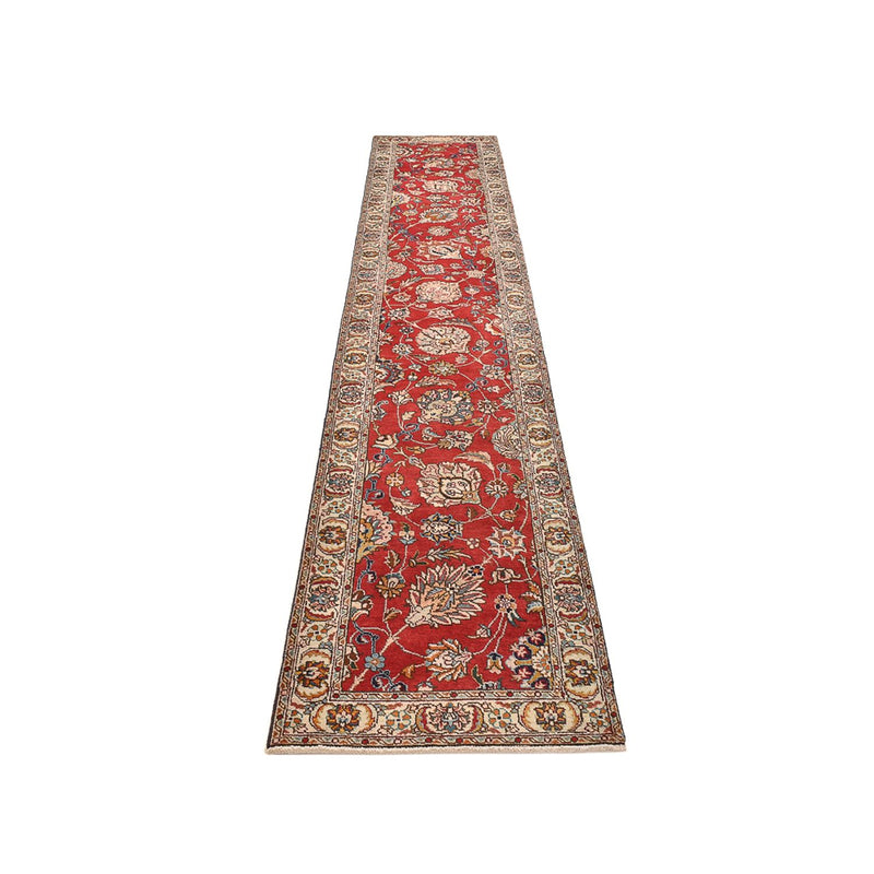 Läufer Perser - Täbriz - 398 x 72 cm - rot