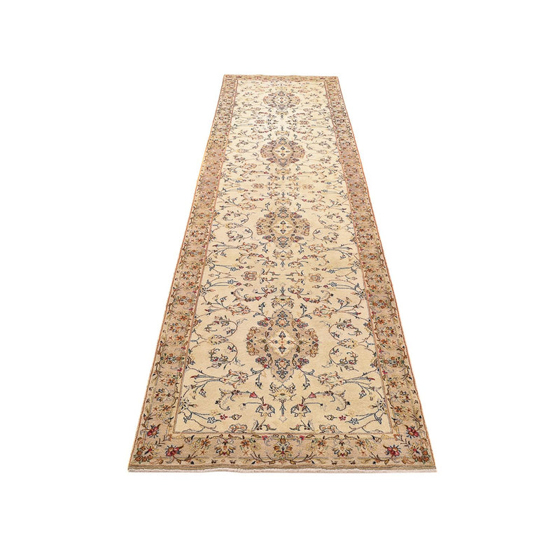 Läufer Perser - Keshan - 385 x 98 cm - beige