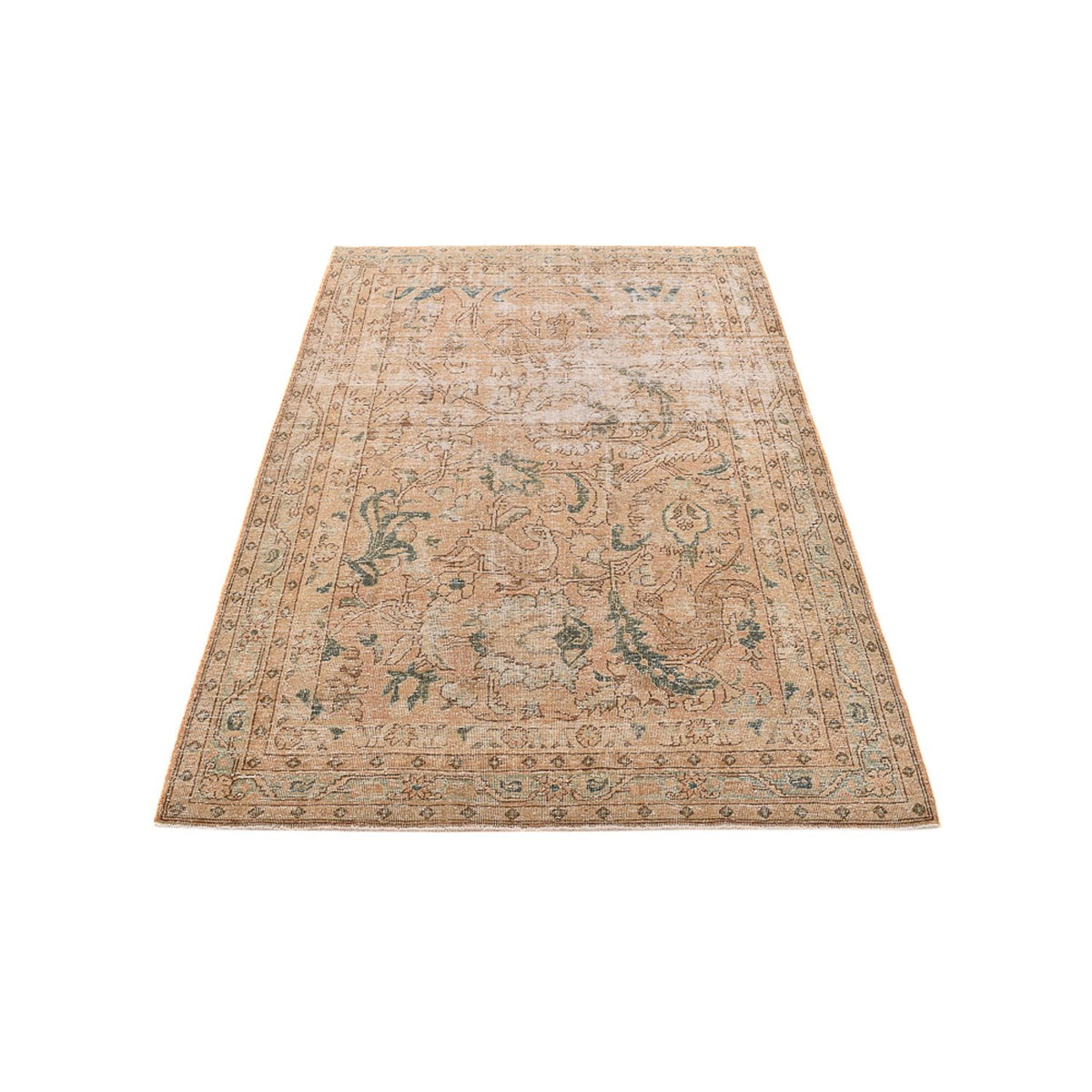 Vintage Teppich - 207 x 132 cm - beige