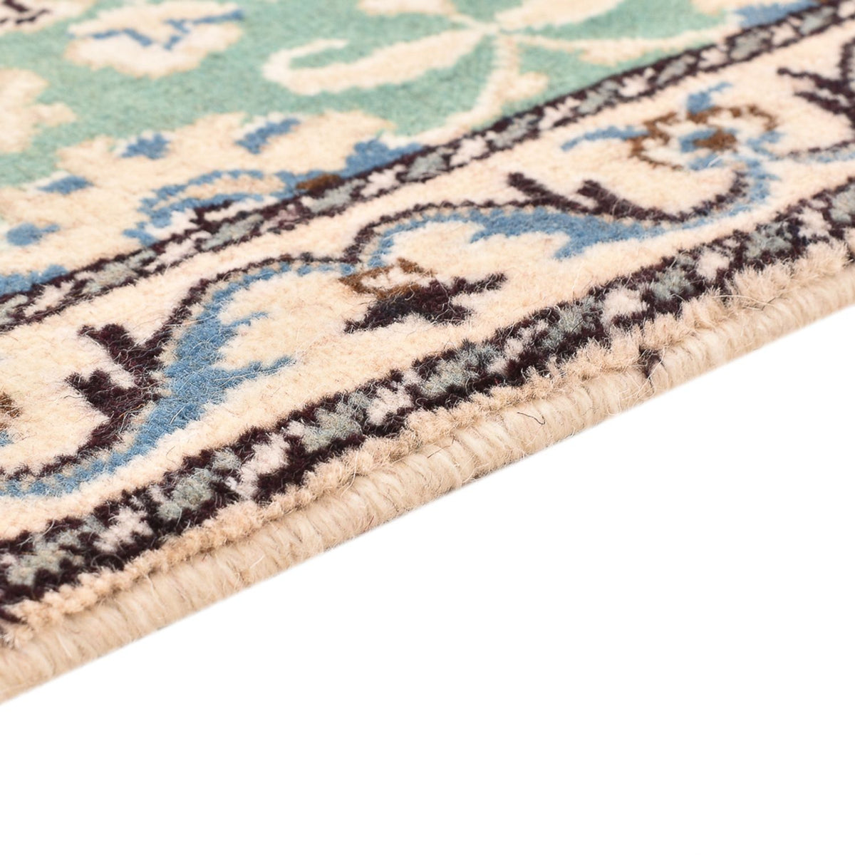 Perserteppich - Nain - 87 x 59 cm - hellgrün