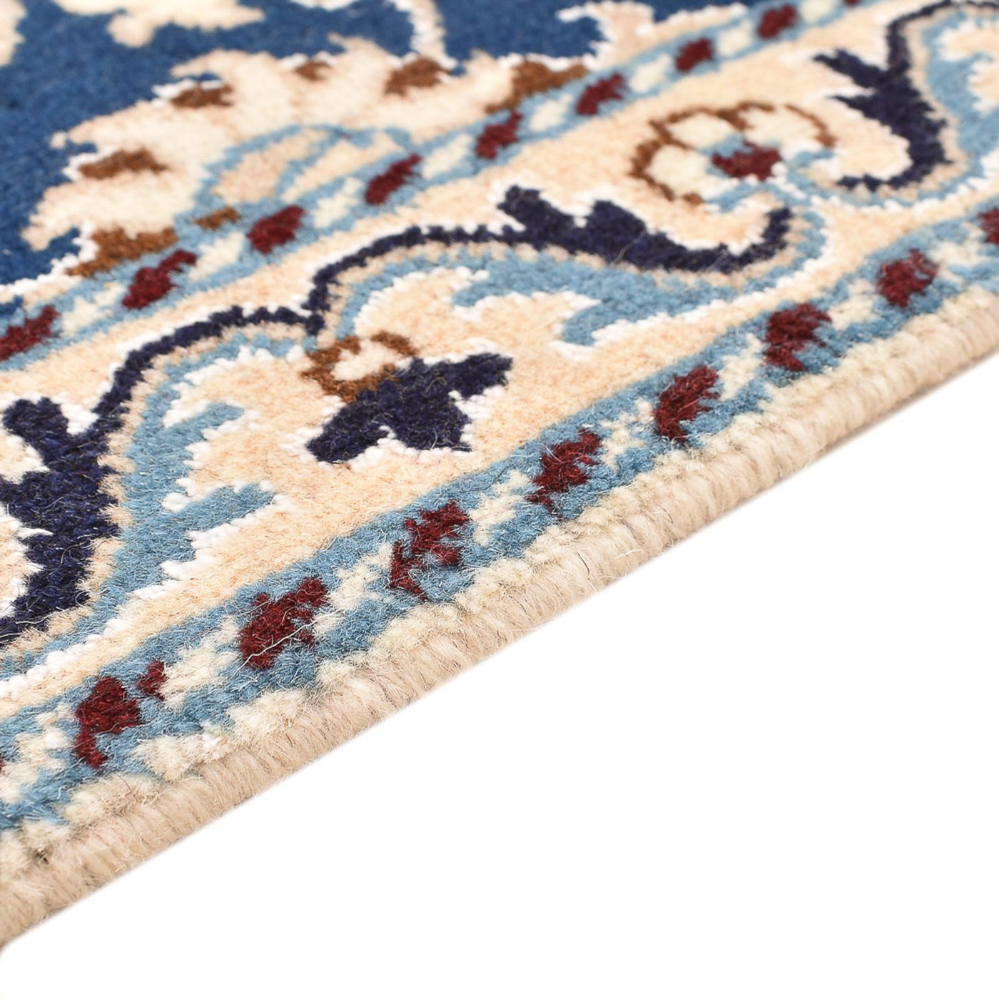 Perserteppich - Nain - 85 x 60 cm - blau