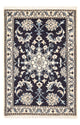 Perserteppich - Nain - 90 x 60 cm - dunkelblau