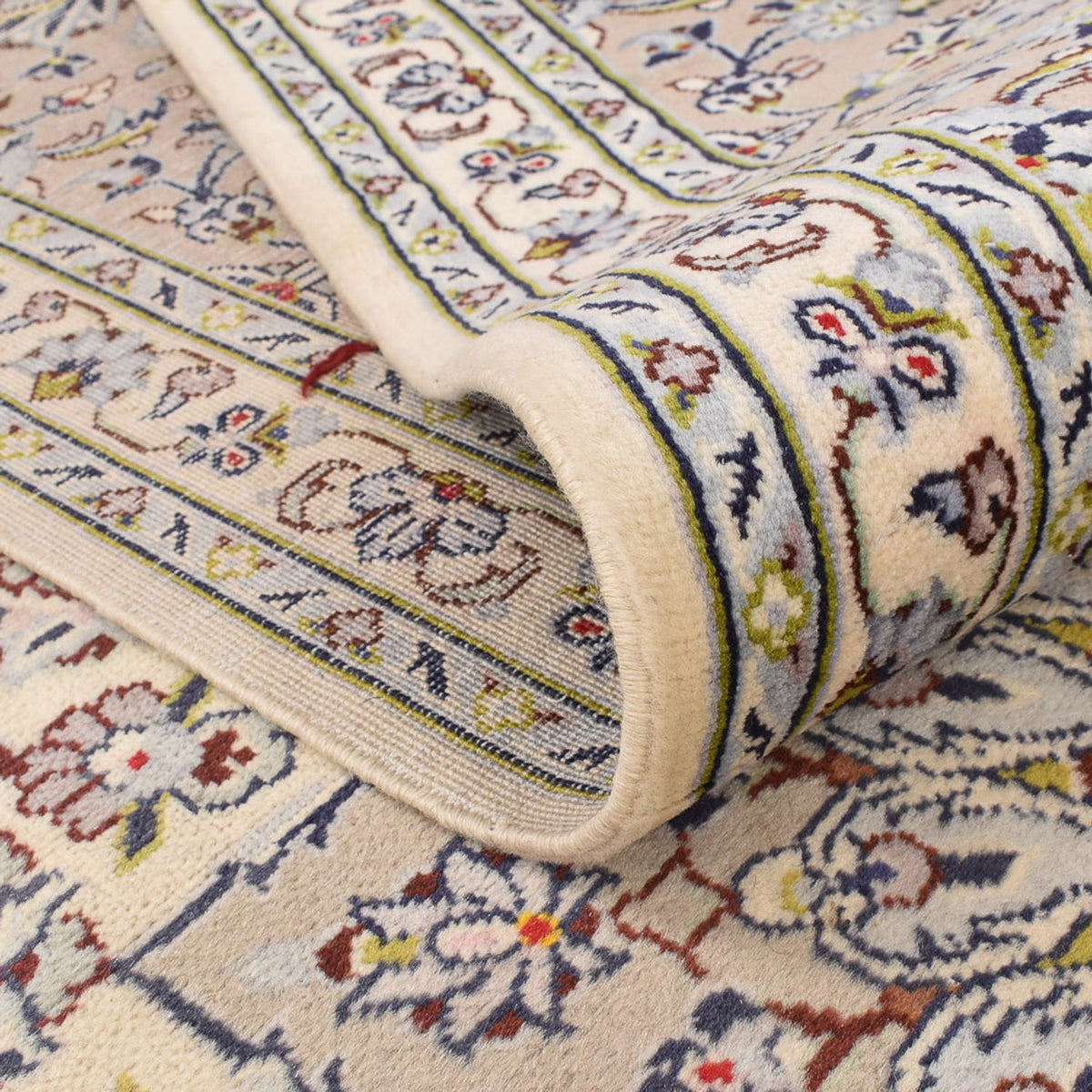 Perserteppich - Keshan - 355 x 245 cm - dunkelbeige