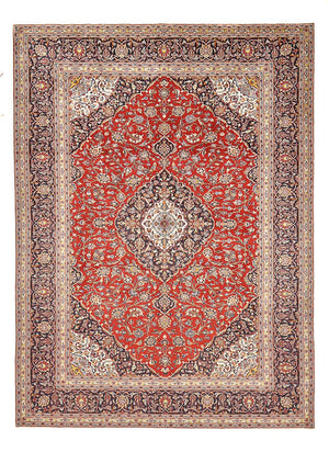 Perserteppich - Keshan - 416 x 297 cm - rot