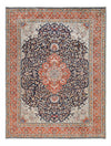 Sarough Teppich 254x346cm - Perserteppich - Rechteckig / Dunkelblau / 254 x 346 cm Rechteckig