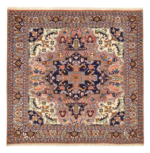 Perserteppich - Nomadic quadratisch  - 200 x 194 cm - hellrot