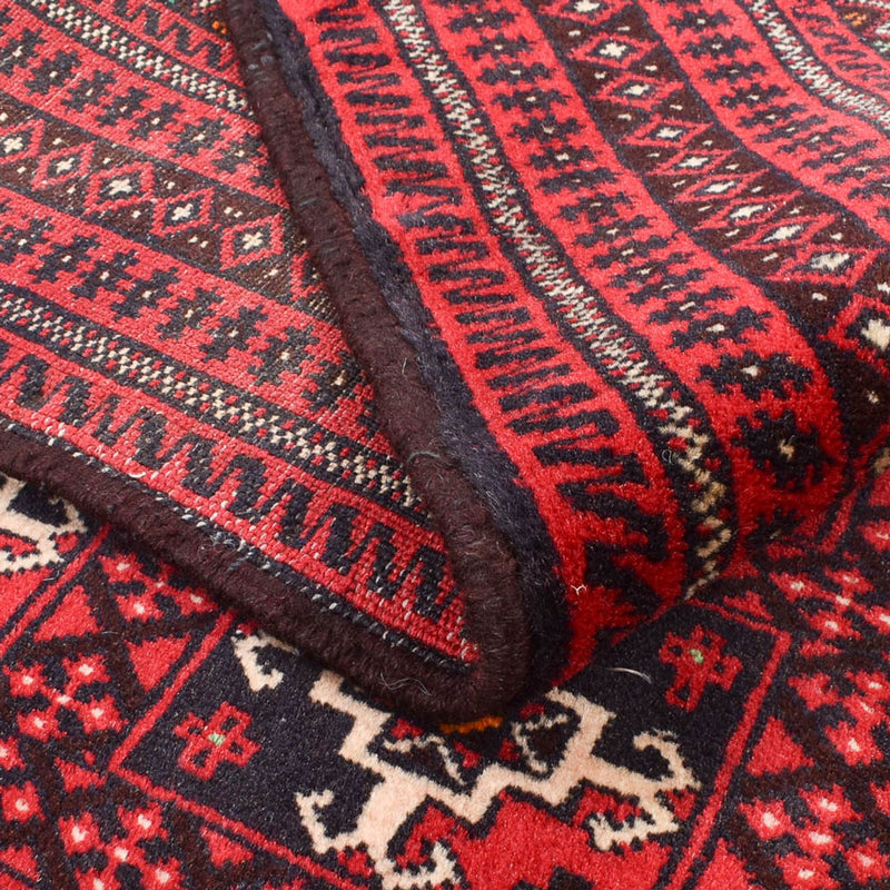 Belutsch Teppich - 140 x 100 cm - rot
