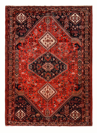 Shiraz Teppich 200x286cm - Perserteppich - rot