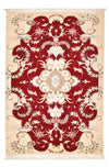Täbriz - 50 Raj Teppich 60x90cm - Perserteppich - Rechteckig / Rot / 60 x 90 cm Rechteckig