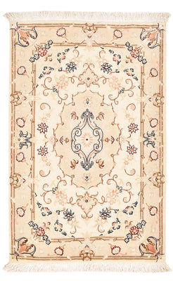 Perserteppich - Täbriz - Royal - 90 x 60 cm - hellbeige