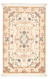 Perserteppich - Täbriz - Royal - 90 x 60 cm - hellbeige