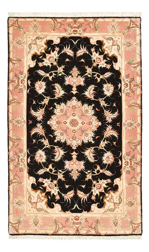 Perserteppich - Täbriz - Royal - 123 x 74 cm - dunkelblau