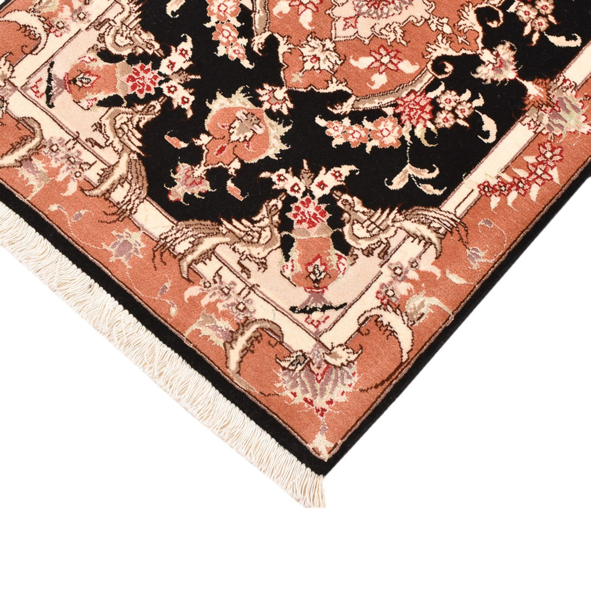 Perserteppich - Täbriz - Royal - 88 x 59 cm - dunkelblau