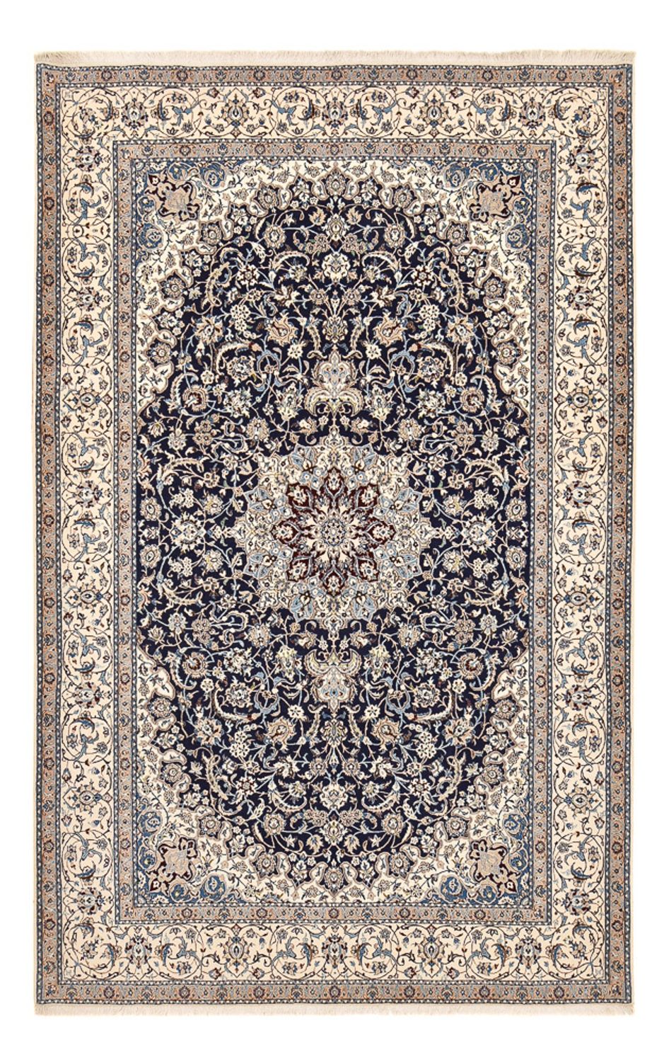 Perserteppich - Nain - Premium - 308 x 211 cm - dunkelblau
