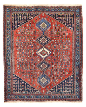 Perserteppich - Nomadic - 260 x 207 cm - rot
