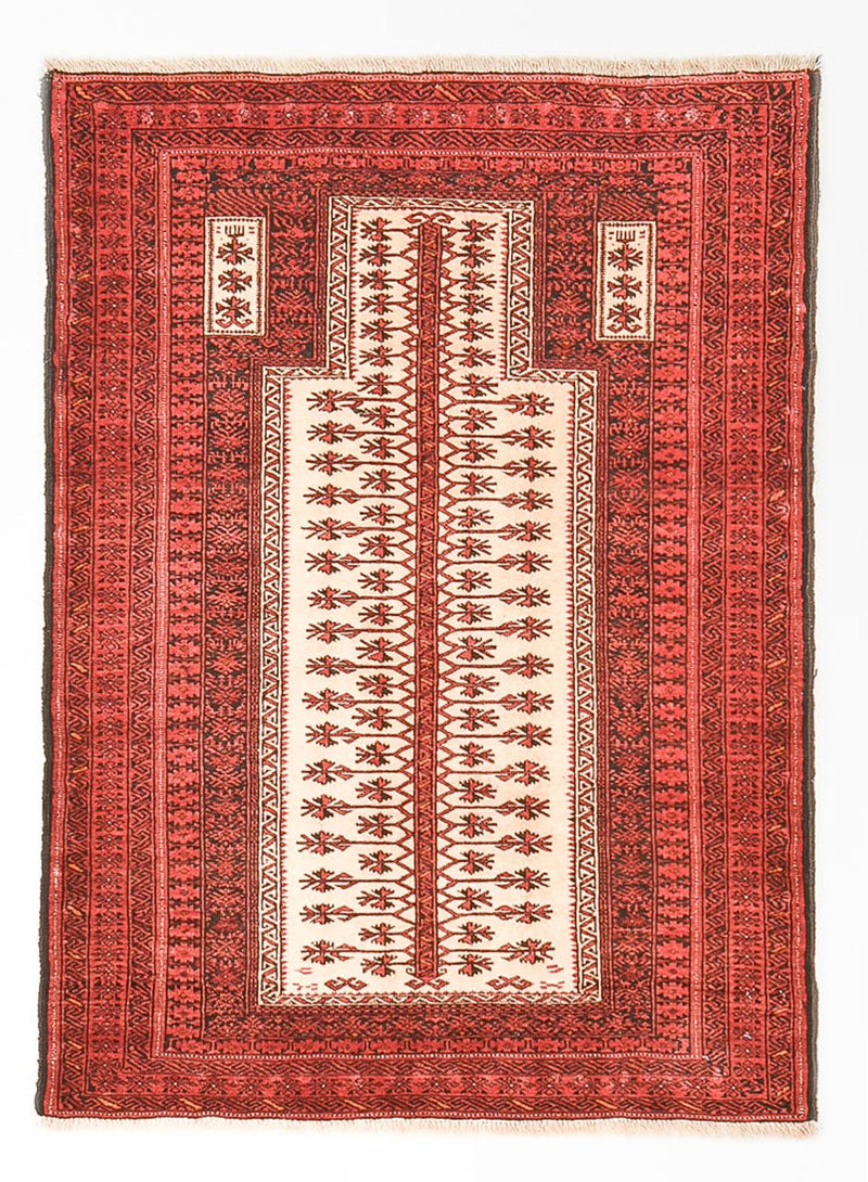 Belutsch Teppich - 143 x 102 cm - rot