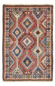 Perserteppich - Nomadic - 127 x 85 cm - mehrfarbig