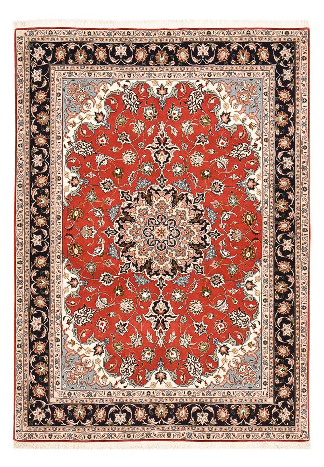Perserteppich - Täbriz - Royal - 218 x 155 cm - rot