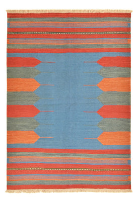 Kelim Teppich - Trendy - 200 x 145 cm - mehrfarbig