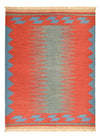 Kelim Modern Teppich 146x189cm - Rechteckig / Mehrfarbig / 146 x 189 cm Rechteckig