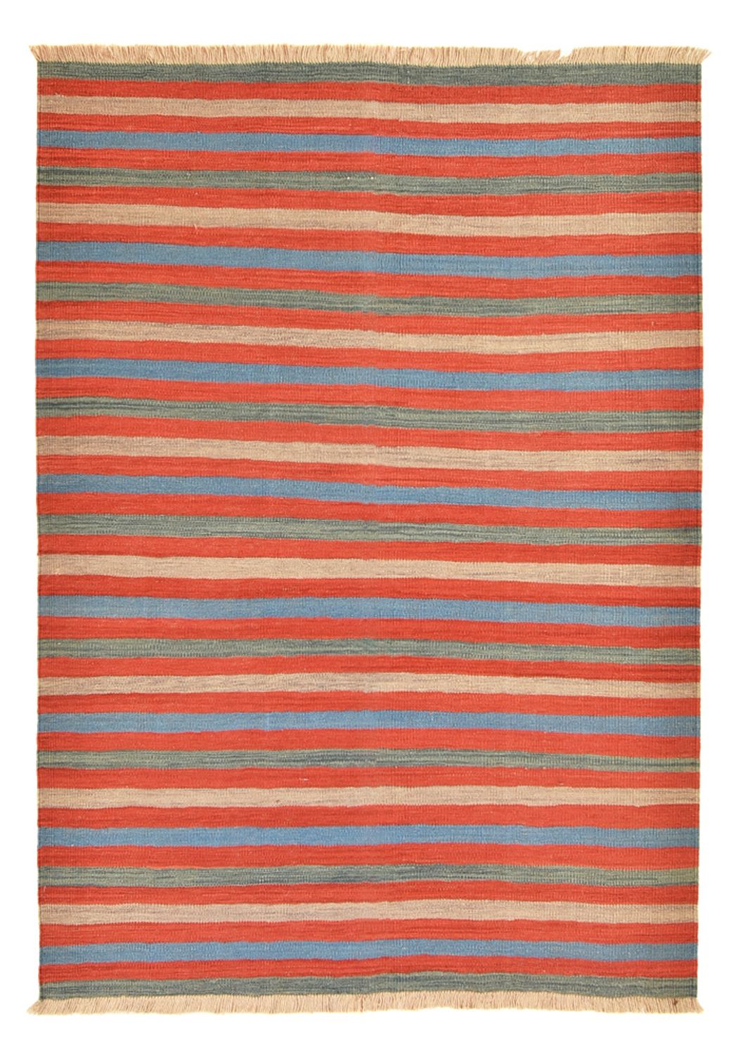 Kelim Teppich - Trendy - 203 x 149 cm - mehrfarbig