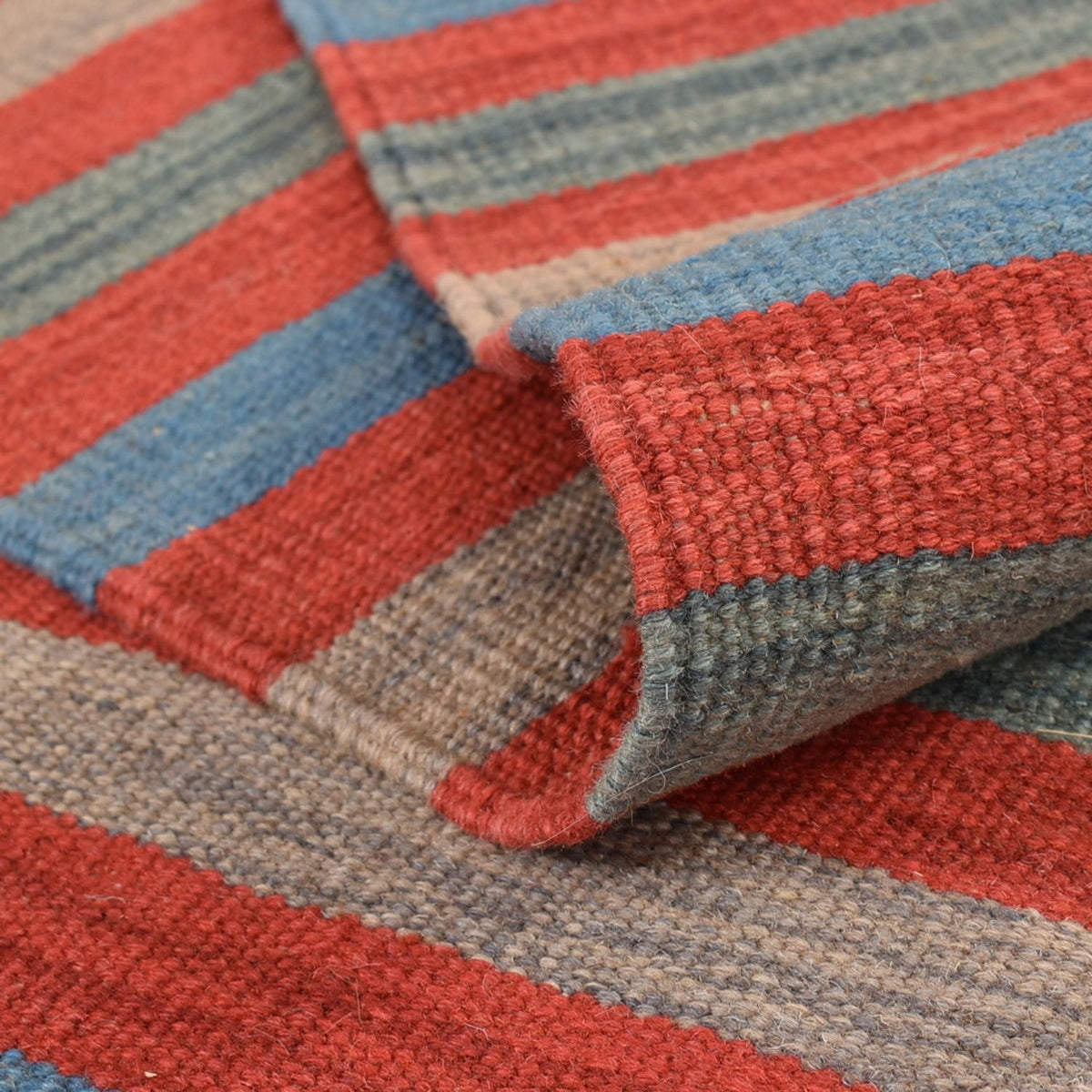 Kelim Teppich - Trendy - 203 x 149 cm - mehrfarbig