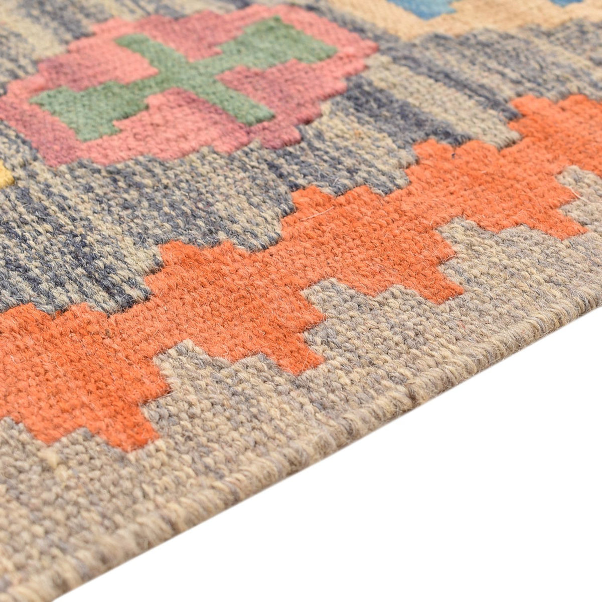 Läufer Kelim - Oriental - 237 x 84 cm - mehrfarbig