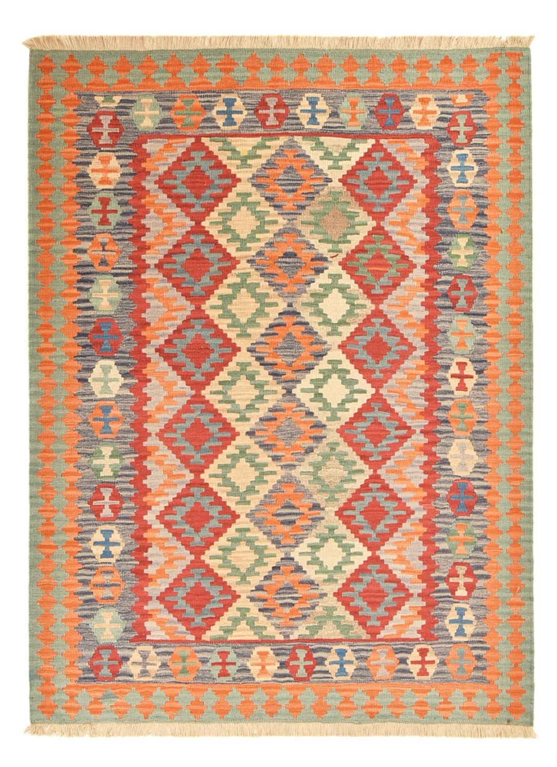 Kelim Teppich - Oriental - 229 x 175 cm - mehrfarbig