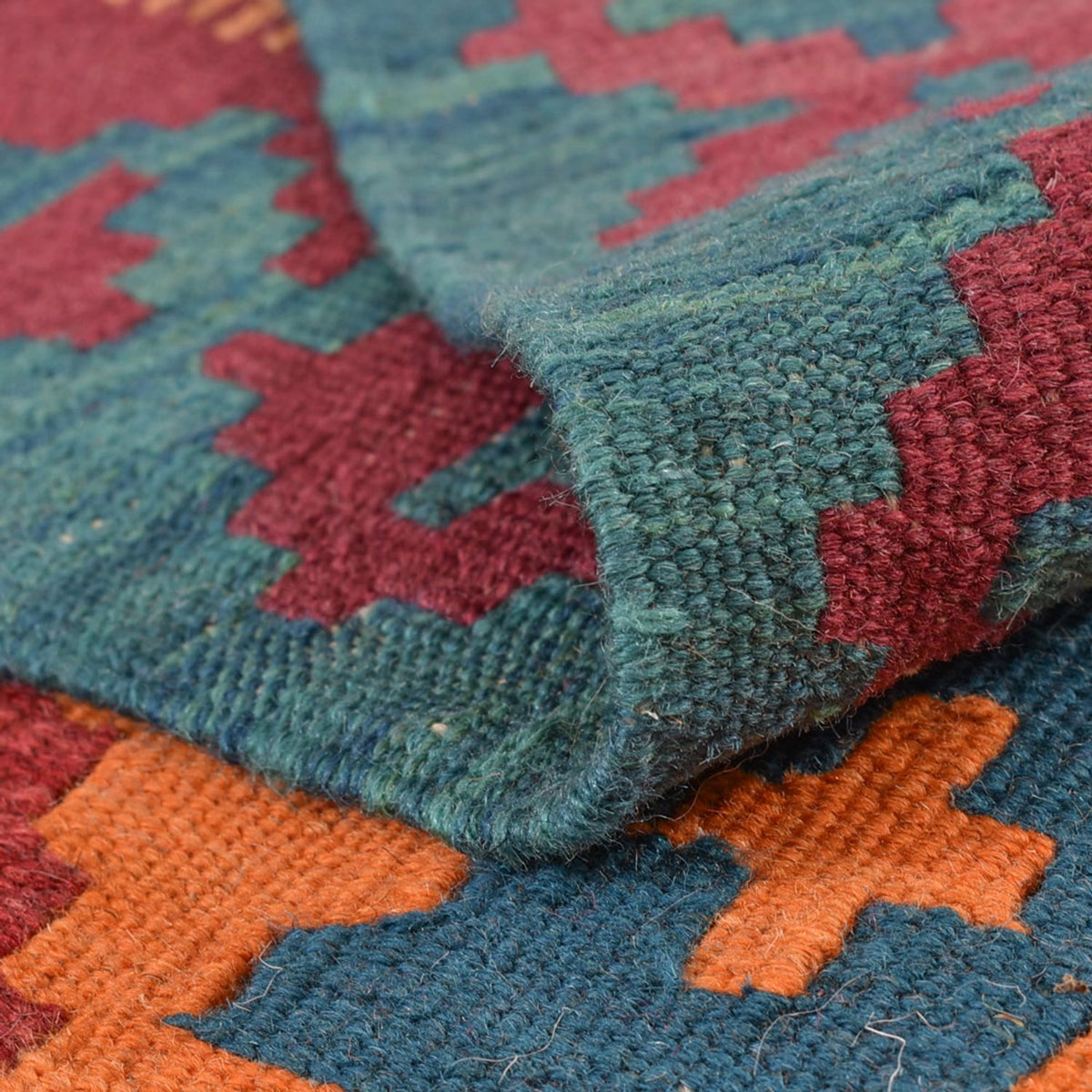 Kelim Teppich - Oriental - 195 x 156 cm - mehrfarbig