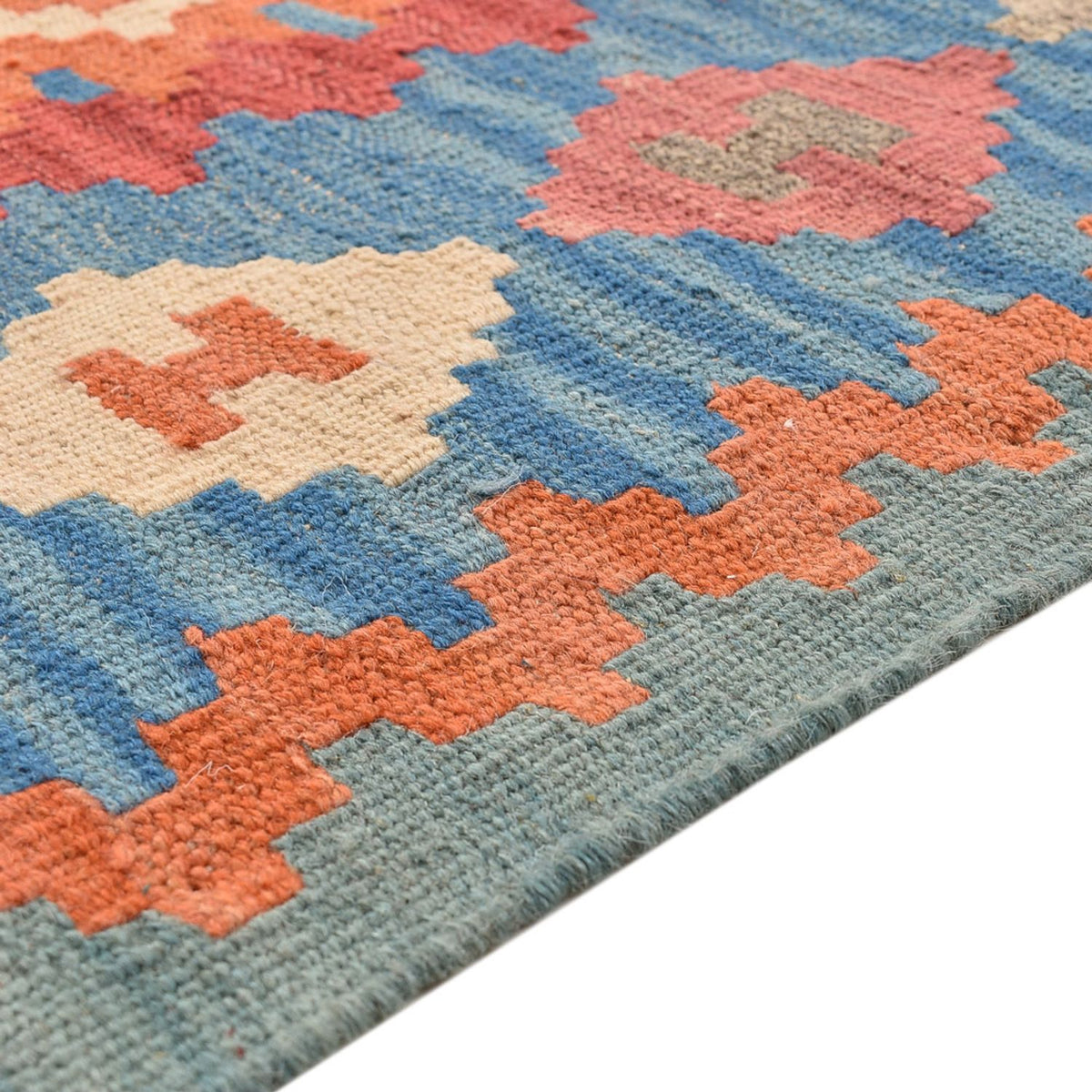 Kelim Teppich - Oriental - 203 x 157 cm - mehrfarbig