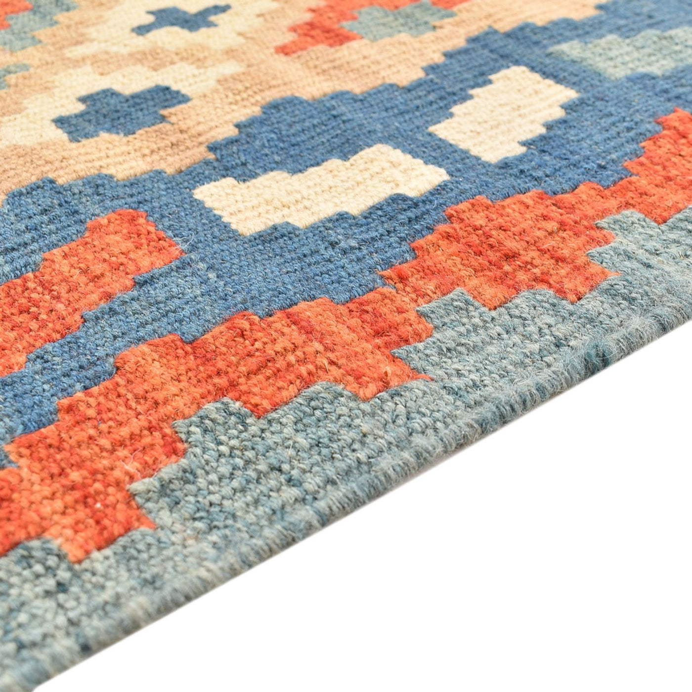 Läufer Kelim - Oriental - 210 x 67 cm - mehrfarbig