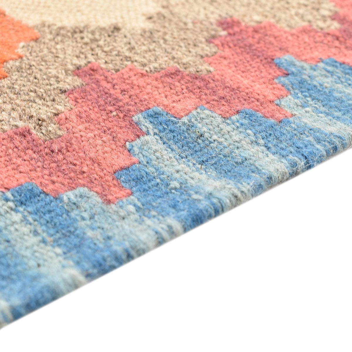 Läufer Kelim - Oriental - 196 x 56 cm - mehrfarbig