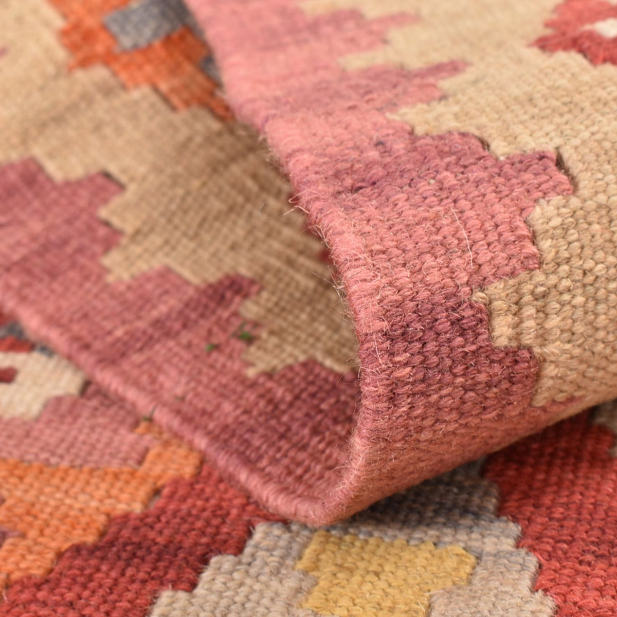 Läufer Kelim - Oriental - 195 x 59 cm - mehrfarbig