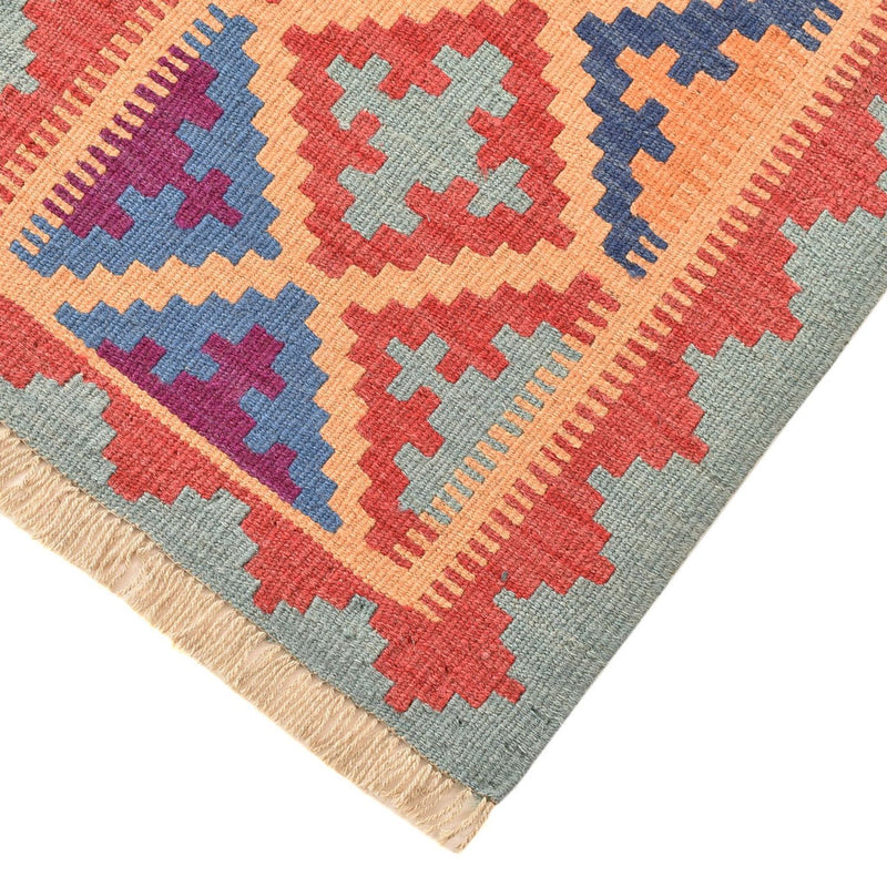 Läufer Kelim - Oriental - 196 x 58 cm - mehrfarbig