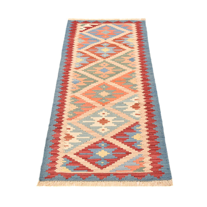 Läufer Kelim - Oriental - 200 x 63 cm - mehrfarbig
