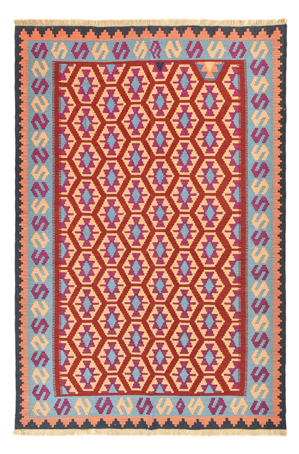 Kelim Teppich - Oriental - 244 x 166 cm - mehrfarbig