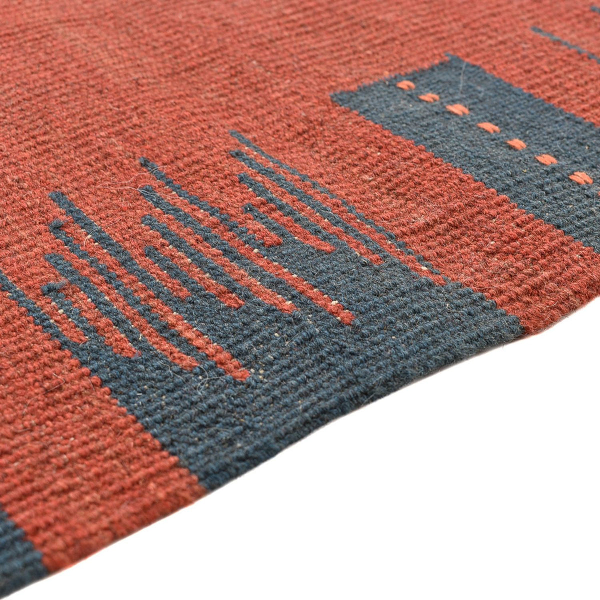 Kelim Teppich - Trendy - 89 x 73 cm - mehrfarbig