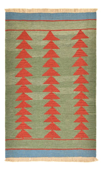 Kelim Teppich - Trendy - 150 x 98 cm - mehrfarbig