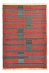 Kelim Modern Teppich 104x148cm - Rechteckig / Mehrfarbig / 104 x 148 cm Rechteckig