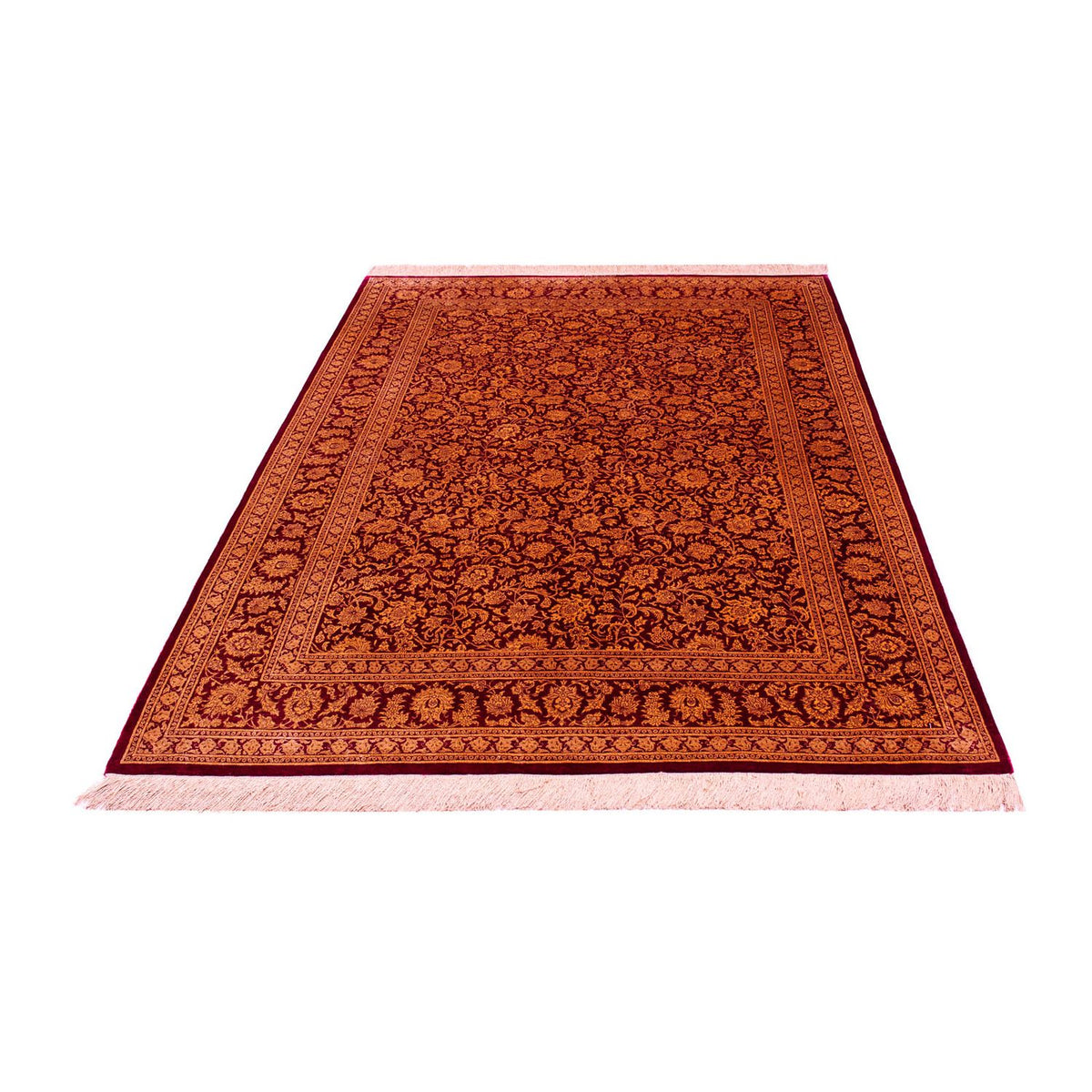 Seidenteppich - Ghom Seide - Premium 216 x 132 cm Teppichbrücke