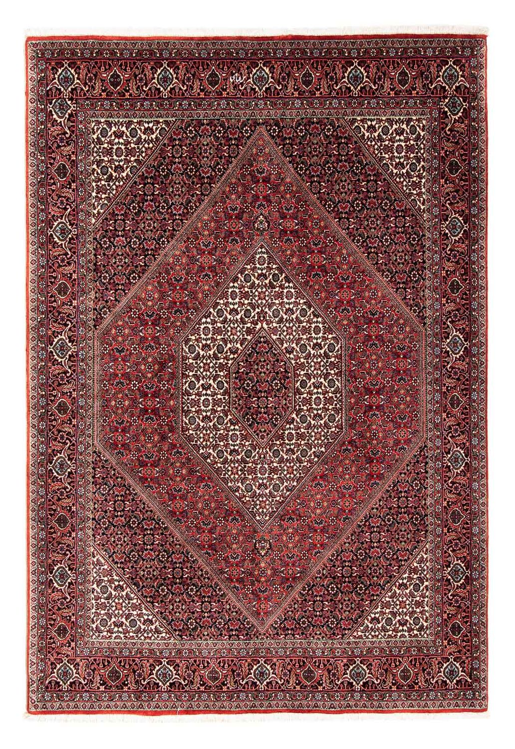 Perserteppich - Bidjar 245 x 167 cm - dunkelrot