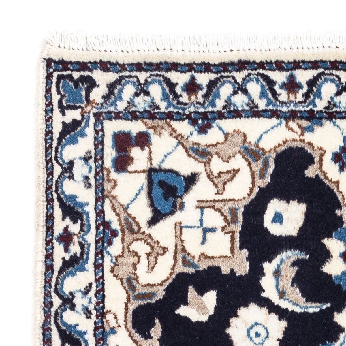 Perserteppich - Nain 134 x 69 cm - dunkelblau