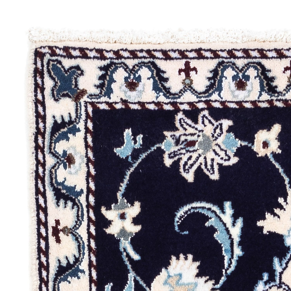 Perserteppich - Nain 135 x 66 cm - dunkelblau