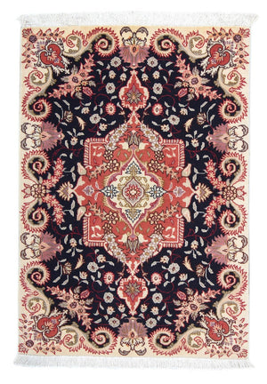 Perserteppich - Täbriz - Royal 92 x 61 cm - dunkelblau