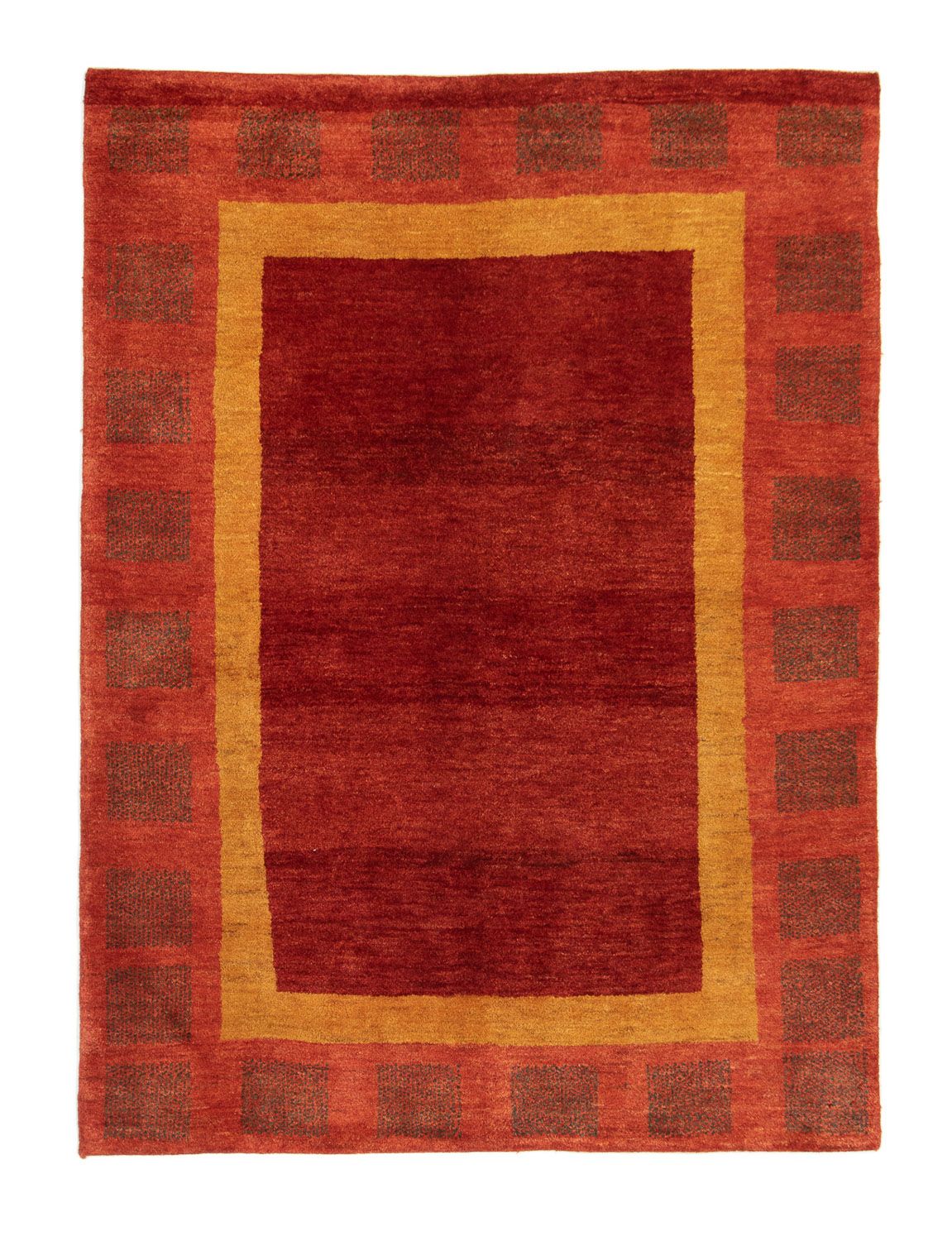 Gabbeh Teppich - Perser 198 x 147 cm - rot